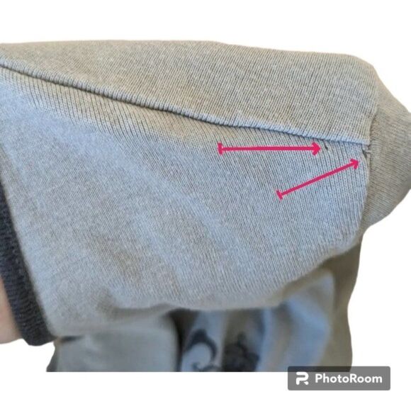 FRENCH LAUNDRY Womens Top Grey with Floral Graphic Design 3/4 Sleeve, Sz S - Picture 4 of 7